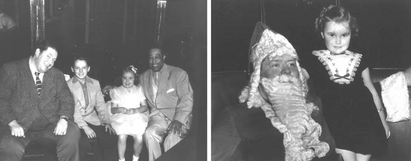 The James kids with Duke and Two Ton at the Blue Note in 1952